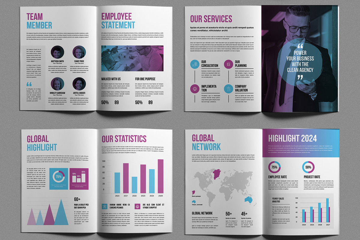 Company Profile Template Layout