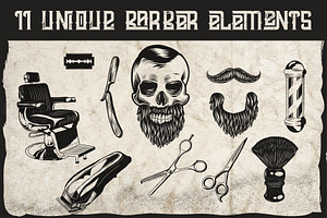 Crazy Barber Font With Bonuses