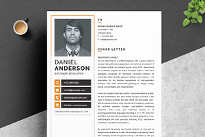 Modern Resume Template Word CV