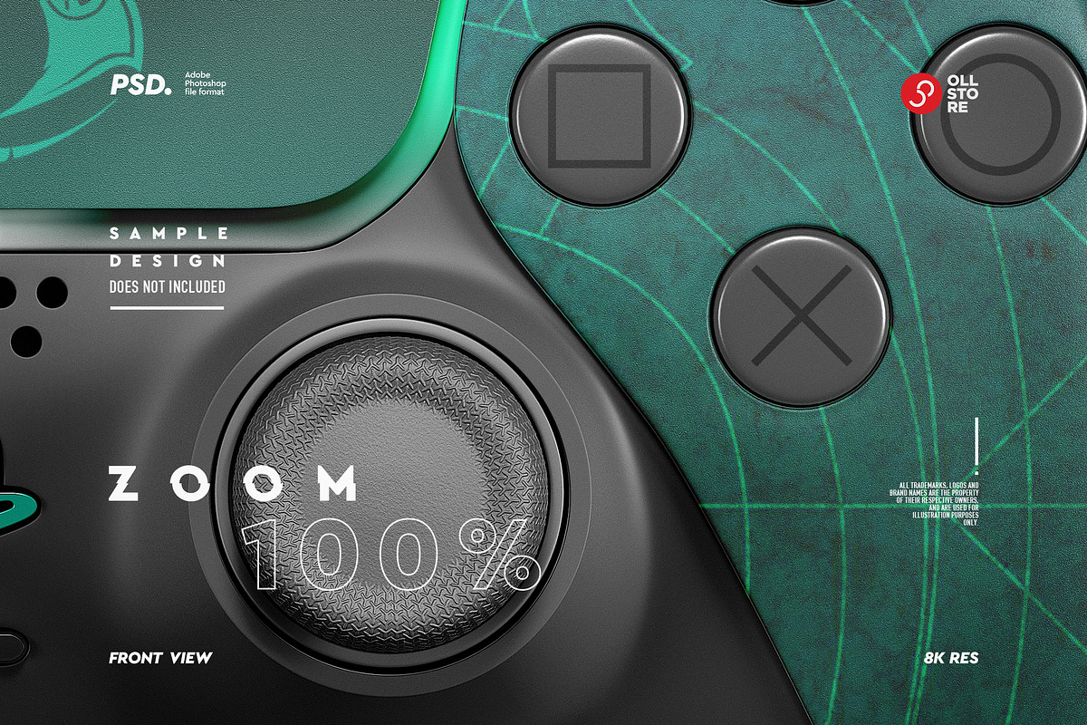 PS5 DualSense Controller set, a Product Mockup by OllStore (Photo 12 of 13)