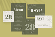 Minimalist Wedding Invitation Set, an Invitation Template by Aiyari Graphic (Thumbnail 3 of 3)
