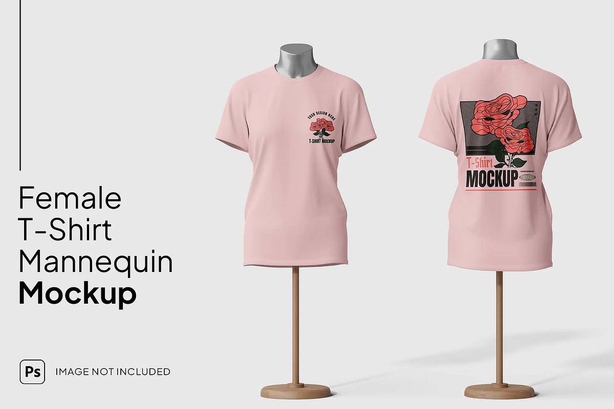 T-Shirt Mockup - Front View, a Shirt Mockup by graphicsauce (Photo 1 of 4)