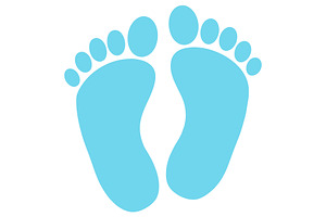 Baby feet, an Illustration by Mark1987