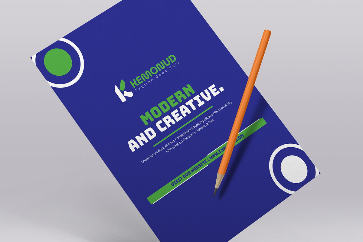 Corporate Flyer Template, a Flyer Template by MightyDesign (Photo 2 of 7)