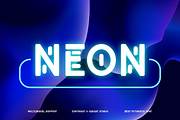Onerta - Neon Futuristic Font, a Sans Serif Font by Iqsiart Studio (Thumbnail 3 of 12)