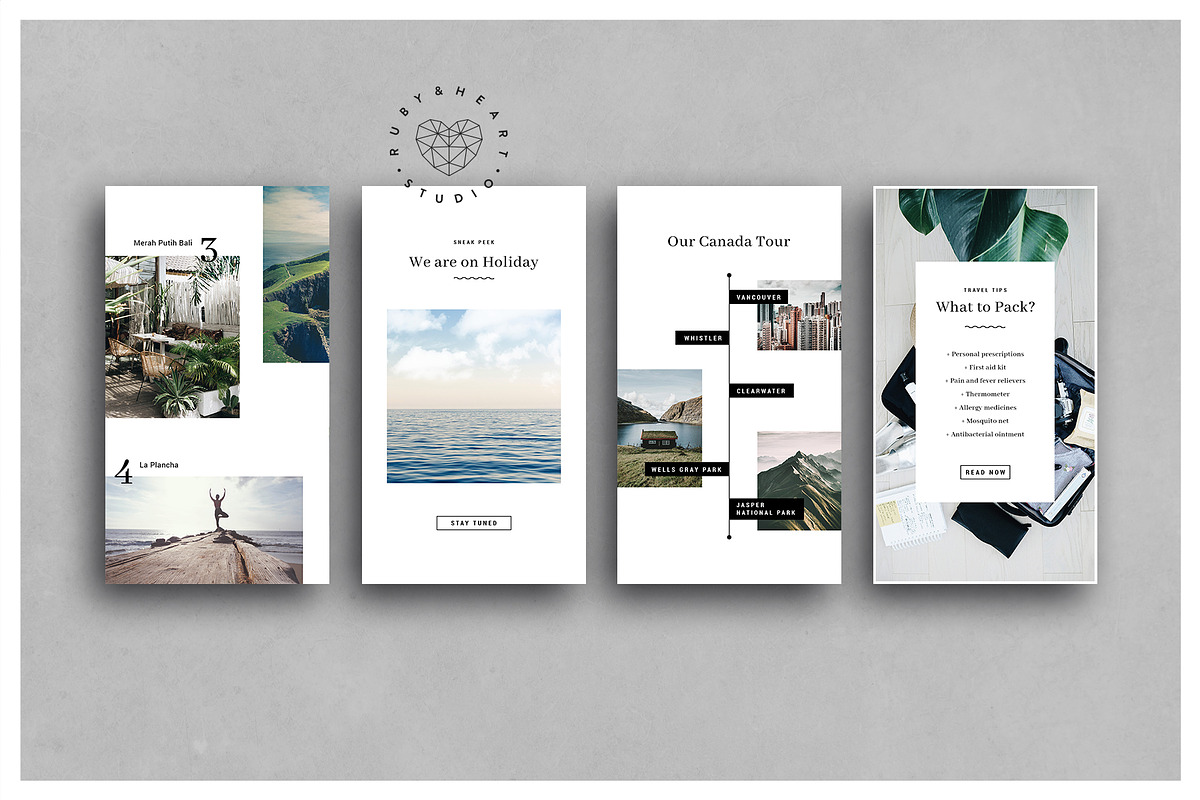 ANIMATED Travel Instagram Stories, a Social Media Template by Ruby&Heart Studio (Photo 8 of 11)