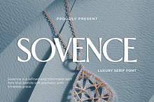 Sovence – A Luxury Serif Font