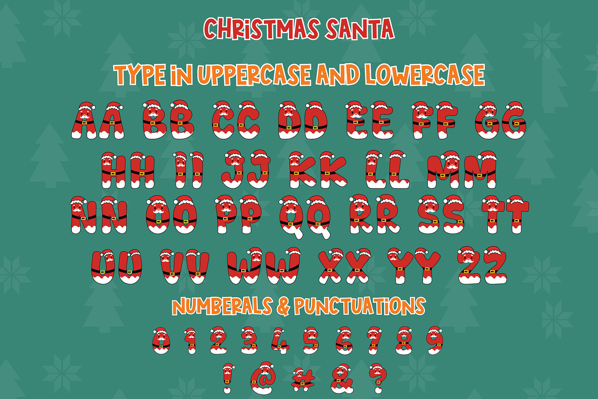 Cute Christmas - 7 Color Fonts, a Graphic by Adalin Shop (Photo 6 of 22)