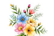 Vibrant Watercolor Floral Bouquet Bu, an Illustration by BIPLOB EXPERT (Thumbnail 14 of 14)
