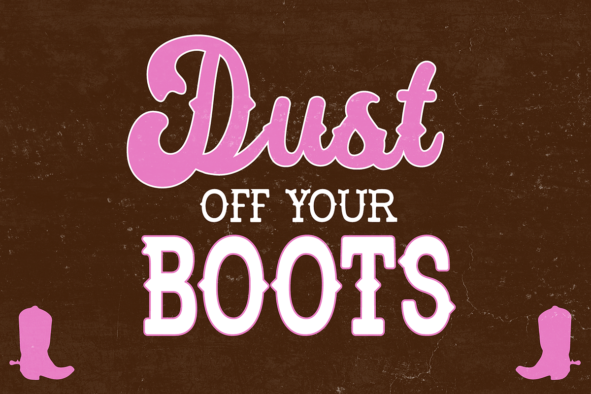 WILD AND WESTERN Font Bundle, a Handwritten Font by Blush Font Co. (Photo 2 of 9)