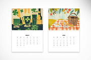Retro Illustrated Wall Calendar 26, a Print Template by McLittle Stock (Thumbnail 3 of 9)