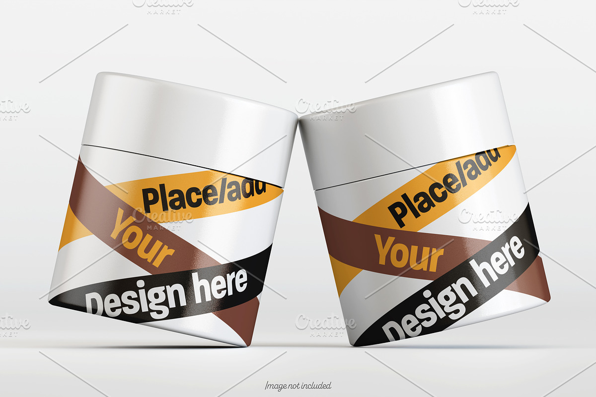 Mini paper tube mockup bundles, a Packaging Mockup by Ambo Ampeng (Photo 14 of 36)