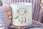 Dreamcatcher Clipart PNG, an Illustration by DreamCafeArt (Thumbnail 5 of 6)