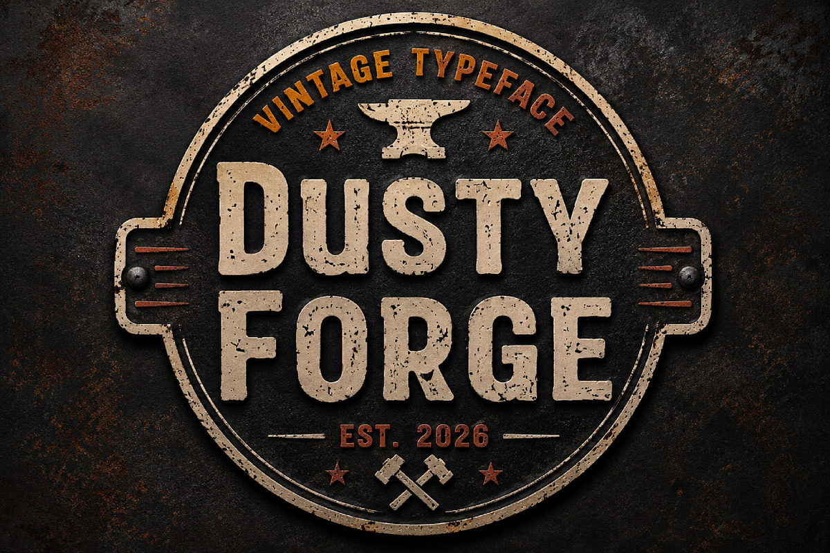 Dusty Forge, a Slab Serif Font by Wow Magic (Photo 6 of 6)