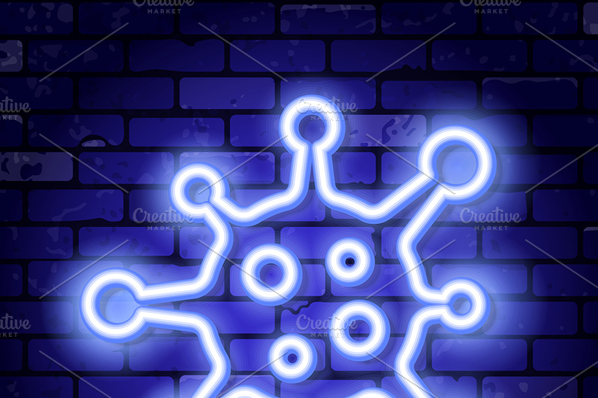 Medical Neon Signboards, a Decorative Illustration by TAlex (Photo 6 of 6)