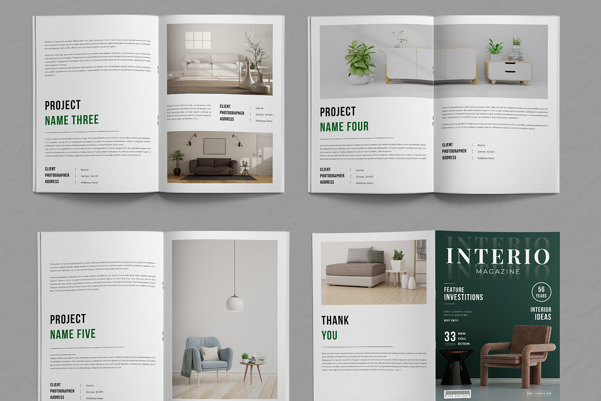Interior Home Decoration Magazine, a Magazine Template by ContestDesign (Photo 3 of 3)