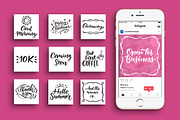 Lettering Overlays for Businesses, a Social Media Template by Laura Bolter Design (Thumbnail 4 of 9)