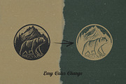 The Great Outdoors Badge Set, an Illustration by elliazidi.designs (Thumbnail 3 of 6)