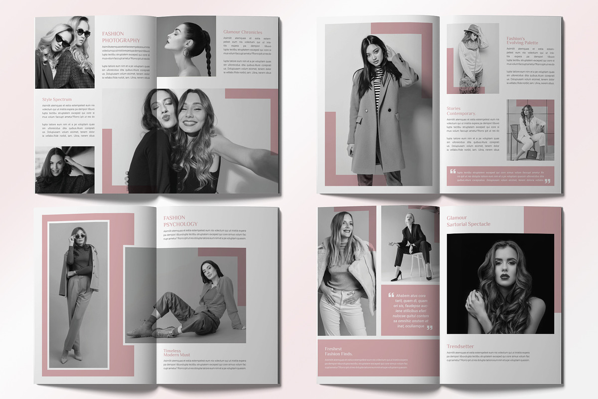 Modern Fashion Magazine, a Magazine Template by graphypix (Photo 6 of 9)