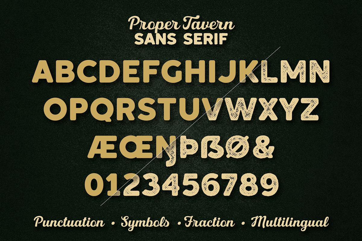 Proper Tavern, a Sans Serif Font by Larin Type Co. (Photo 14 of 16)
