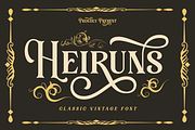 Decorative Luxury Serif - Heiruns, a Serif Font by Say Studio (Thumbnail 1 of 10)