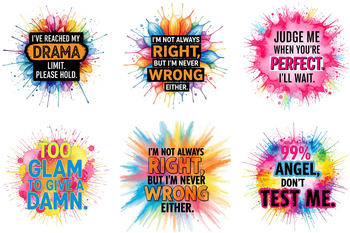 Funny Sarcastic Sublimation, an Illustration by DreamArtGraphic (Photo 3 of 4)