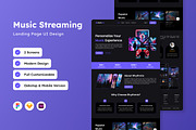 Rhythmix - Music Landing Page, a Landing Page Template by productype1 (Thumbnail 1 of 5)