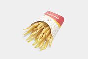 French Fries Packaging Mockup, a Packaging Mockup by Seven Lights (Thumbnail 6 of 19)