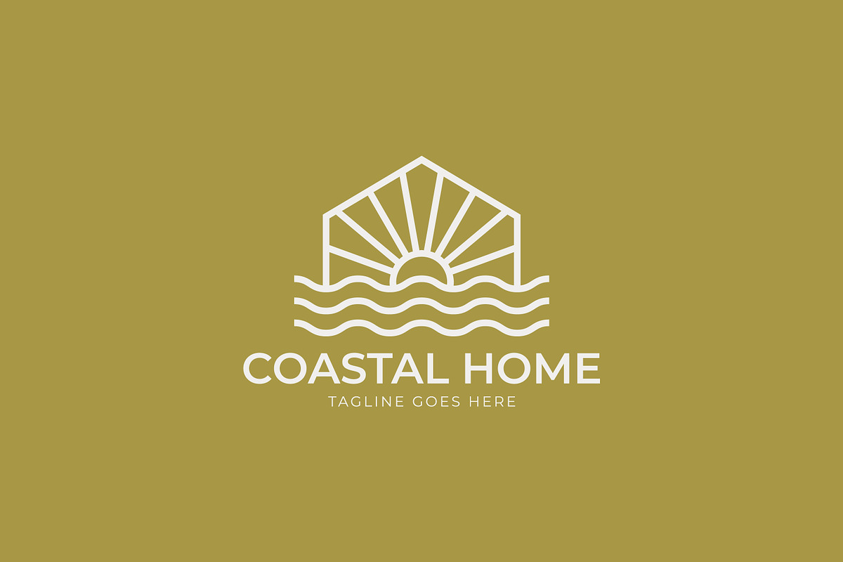 Coastal Home Logo Business Estate, a Branding & Logo Template by Signatoro (Photo 3 of 3)