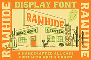 Rawhide Display Font, a Serif Font by Cactus Country (Thumbnail 2 of 5)