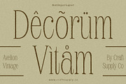 Avelion Vintage, a Serif Font by Craft Supply Co. (Thumbnail 6 of 8)