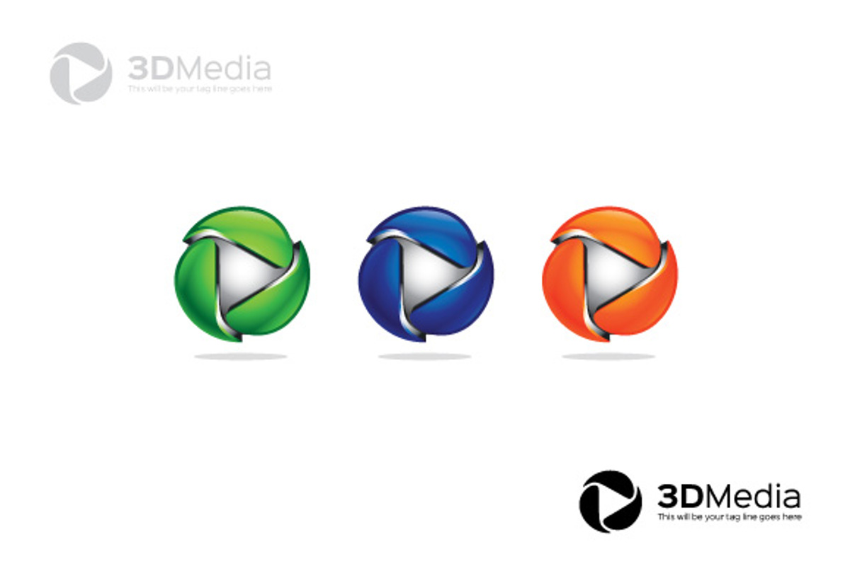 Media Logo Template, a Branding & Logo Template by The Branding Fusion (Photo 3 of 3)