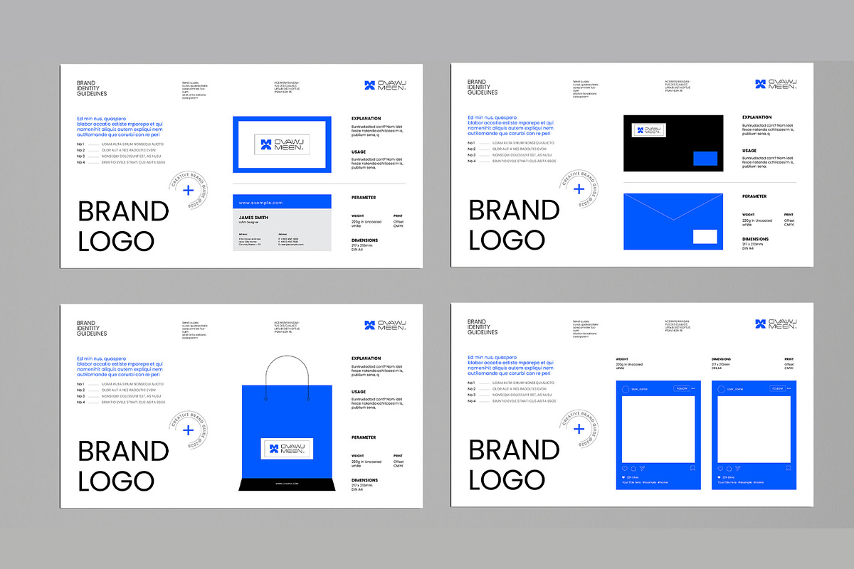 Brand Guideline Presentation Layout, a Presentation Template by MightyDesign (Photo 4 of 7)