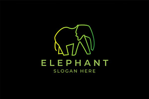 Elephant Logo Minimal Design, a Branding & Logo Template by M9 Design