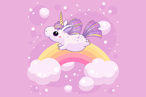 Cute Unicorns Set