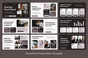 Brown White Startup Pitch Deck, a Presentation Template by Sixtemp (Thumbnail 2 of 3)