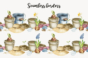 Gardening Watercolor Clip art, an Object Illustration by Eves_Aquadreams (Thumbnail 5 of 13)