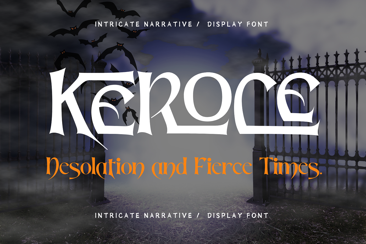 INTRICATE NARRATIVE FONT, a Sans Serif Font by 177Studio (Photo 3 of 8)