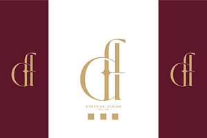 DF or FD logo icon template, a Branding & Logo Template by design_proleague