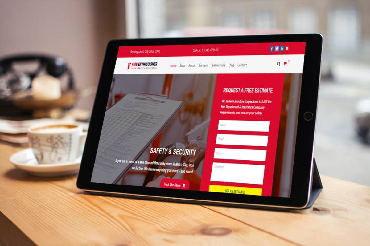 Fire Extinguisher WordPress Theme preview 4
