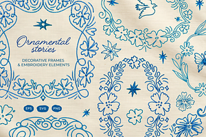 Decorative Frames & Embroidery, an Object Graphic by venimo