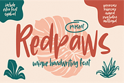 Redpaws Handwriting, a Script Font by 24Design Studios (Thumbnail 1 of 6)