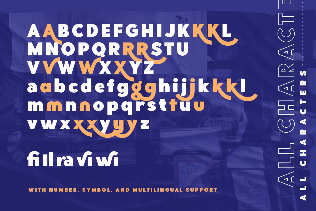 Hillray - Stylish Bold Sans, a Sans Serif Font by Sarid Ezra (Photo 11 of 11)
