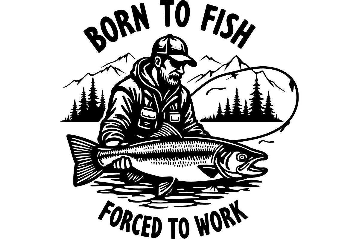 Fishing Quote T-Shirt Bundle, an Object Graphic by Designer_Momina (Photo 10 of 11)
