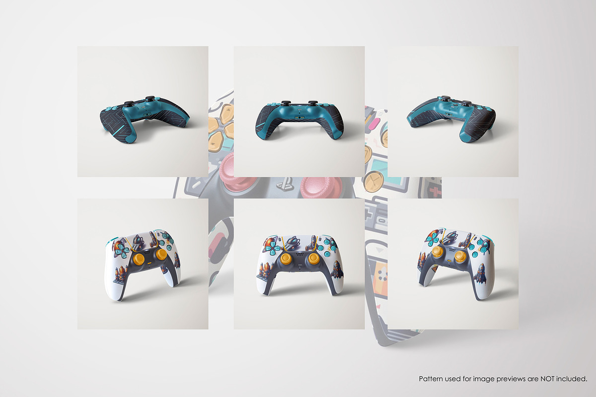 DualSense Controller Mockup, a Product Mockup by Zabiegala MP (Photo 3 of 6)