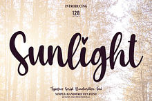 Sunlight | Script Font