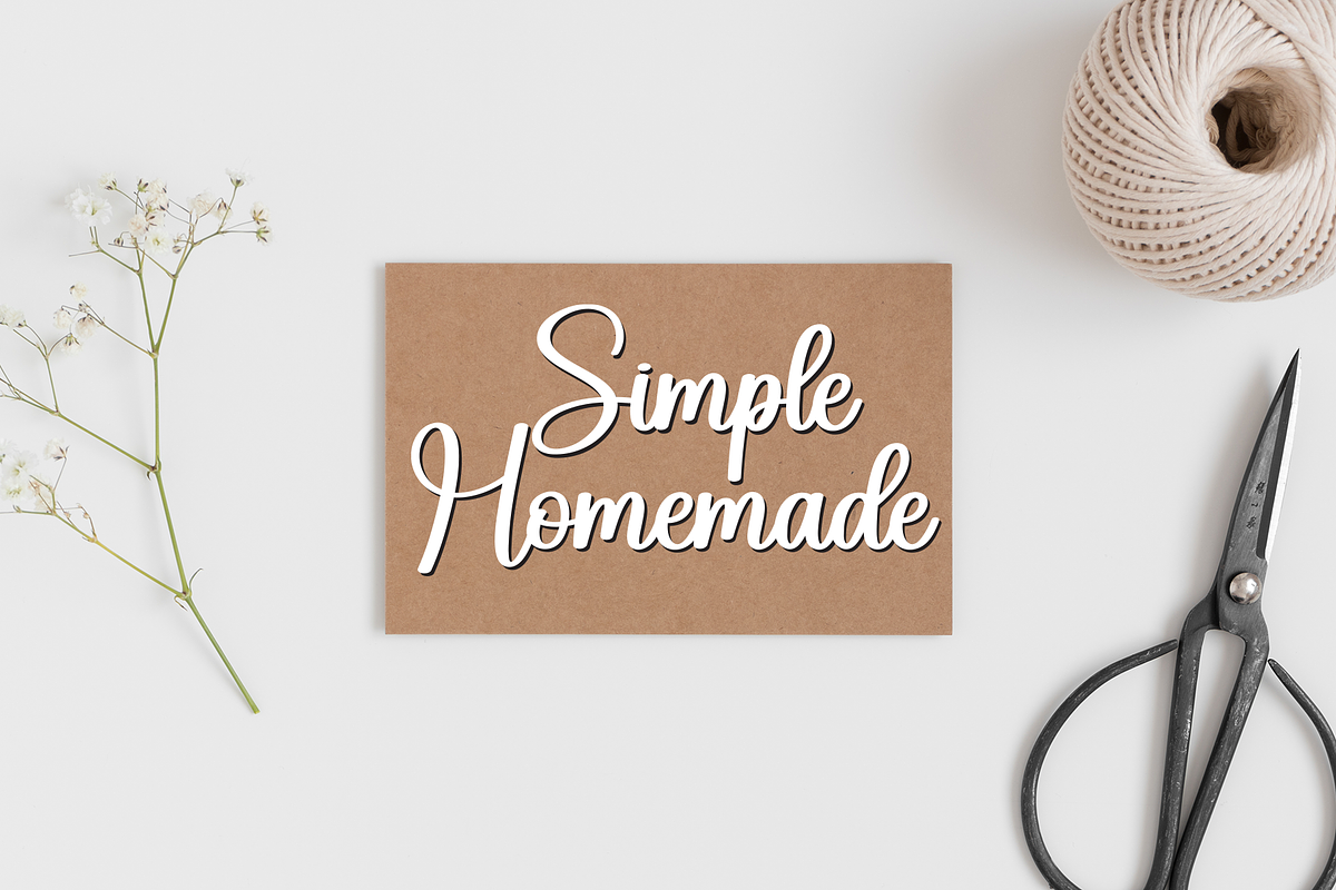 Saga | Script Font, a Handwritten Font by Scratchones (Photo 3 of 9)