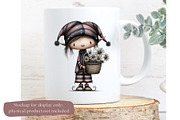 Pink Elves Nursery Baby Shower, a Decorative Illustration by Nicole Branger Art (Thumbnail 14 of 20)