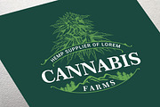 Cannabis logo vector, a Branding & Logo Template by Shwet Art (Thumbnail 2 of 2)