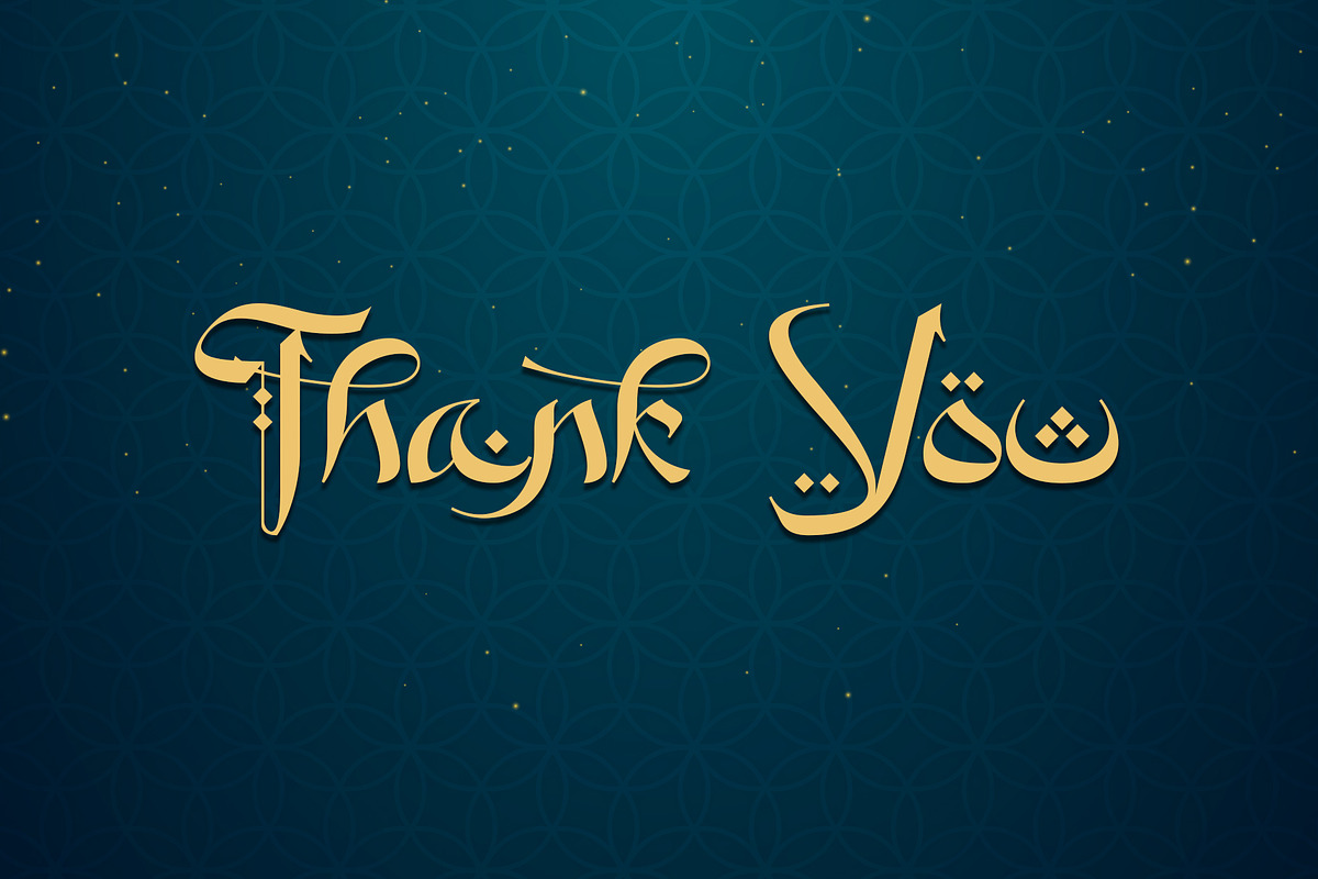 Welcome Ramadhan, a Serif Font by Letterara (Photo 13 of 13)
